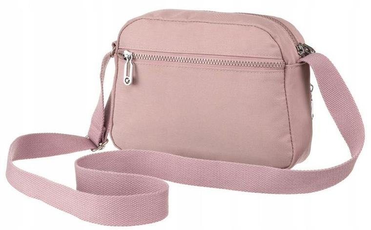 Torebka listonoszka, różowa, Peterson