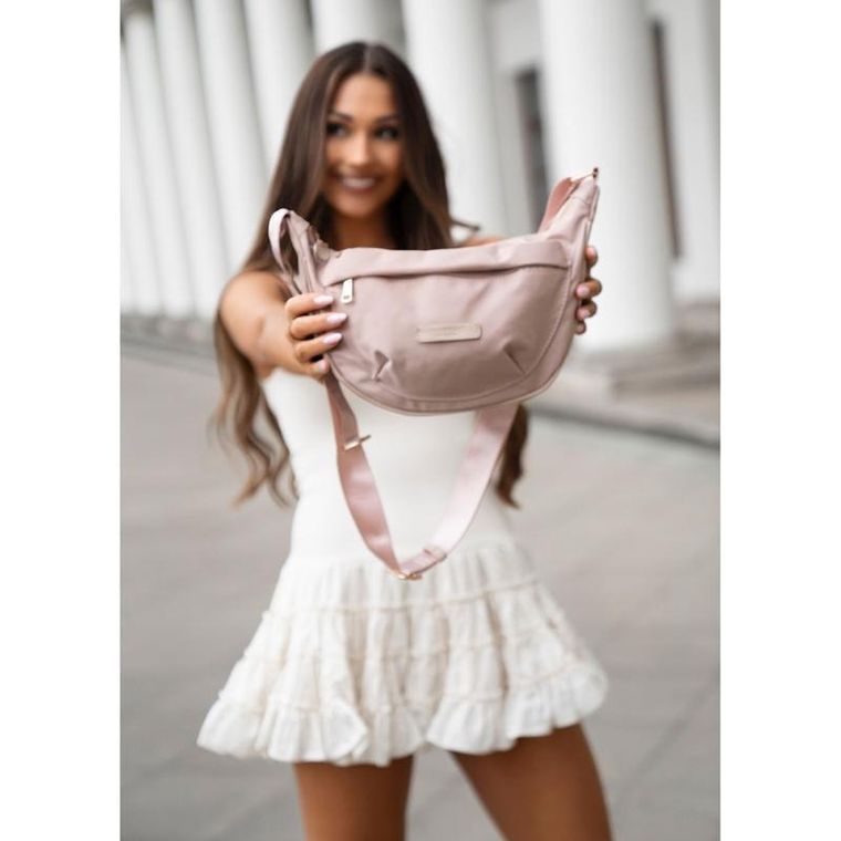 Torebka listonoszka, różowa, Peterson