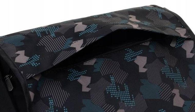 Torebka listonoszka, sportowa, czarna, Loren