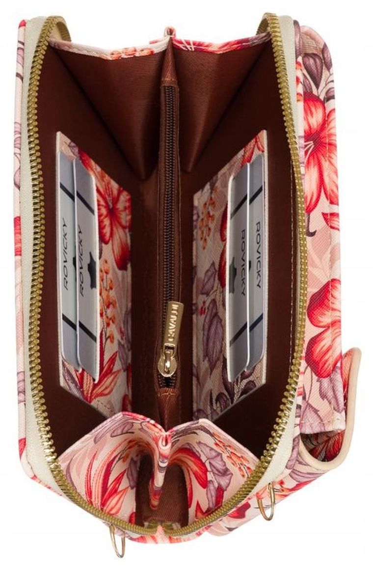 Torebka-portfel, mix, skóra ekologiczna, Cavaldi