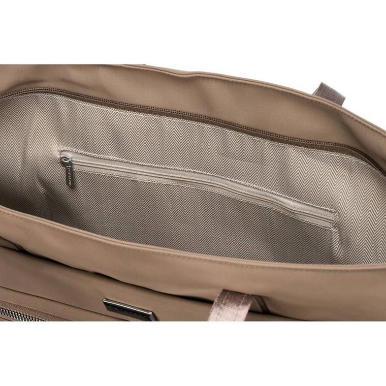 Torebka shopper, beżowa, Peterson