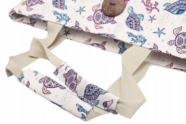 Torebka shopper, biała