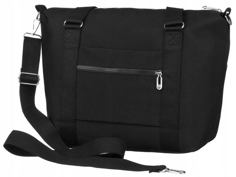 Torebka shopper, czarna, Peterson