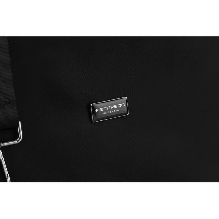 Torebka shopper, czarna, Peterson