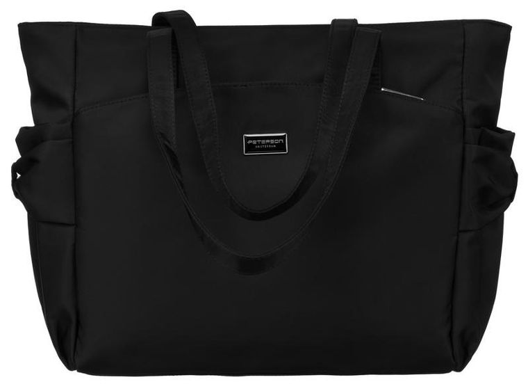 Torebka shopper, czarna, Peterson