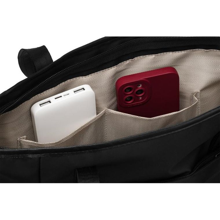 Torebka shopper, czarna, Peterson