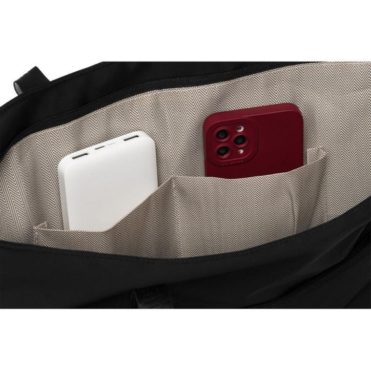 Torebka shopper, czarna, Peterson