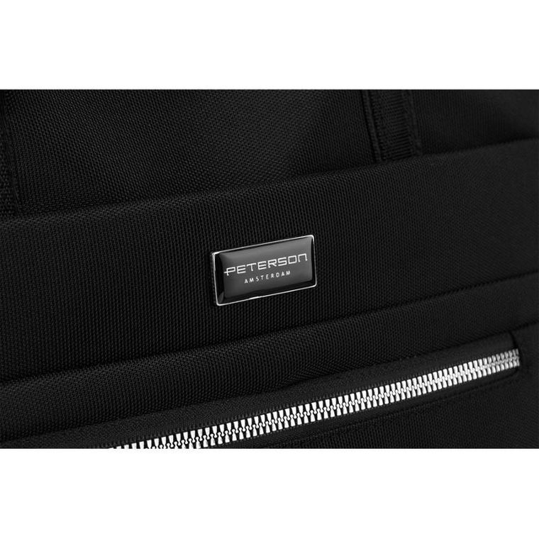 Torebka shopper, czarna, Peterson