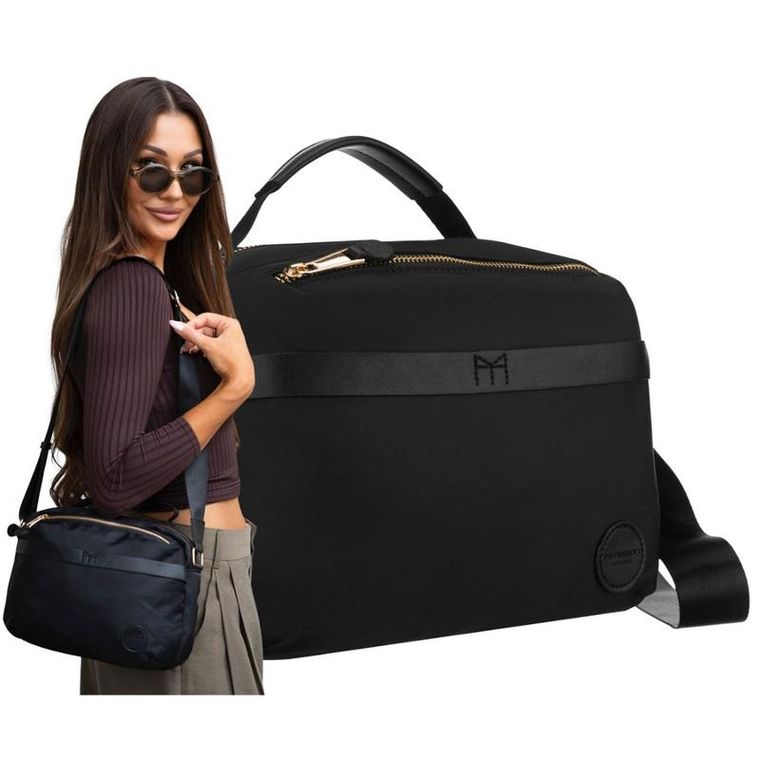 Torebka shopper, czarna, Peterson