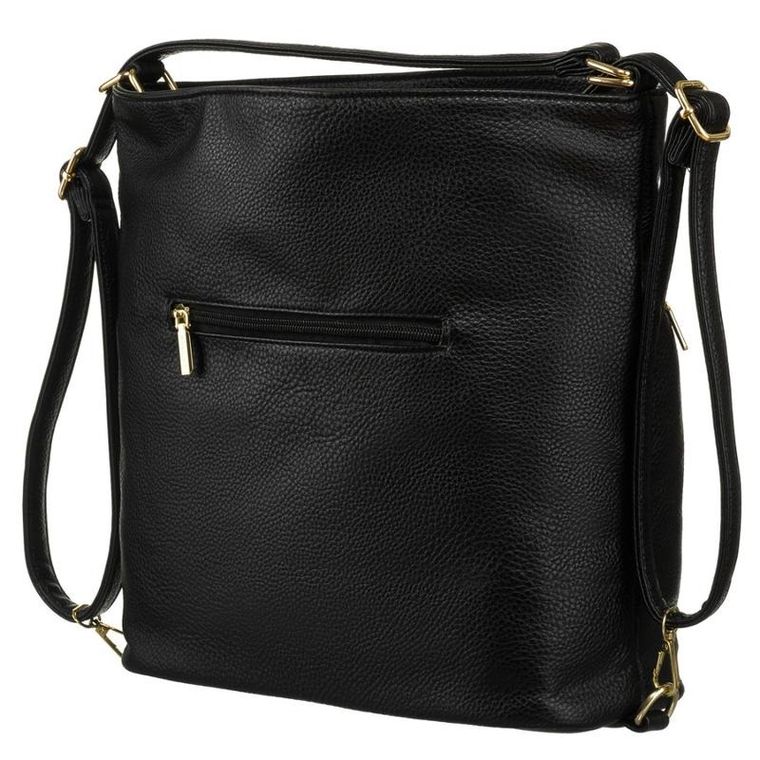 Torebka shopper, czarna, Rovicky