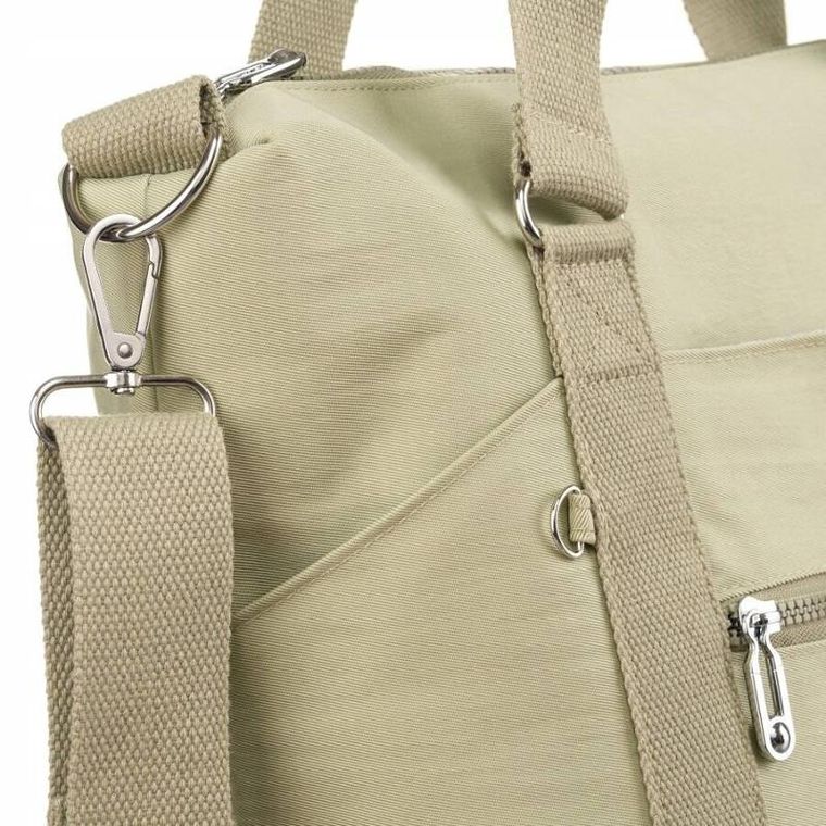 Torebka shopper, jasnozielona, Peterson