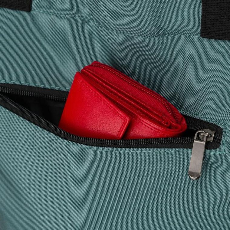 Torebka shopper, jasnozielona, Peterson