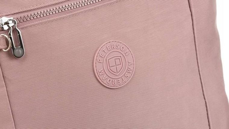 Torebka shopper, różowa, Peterson