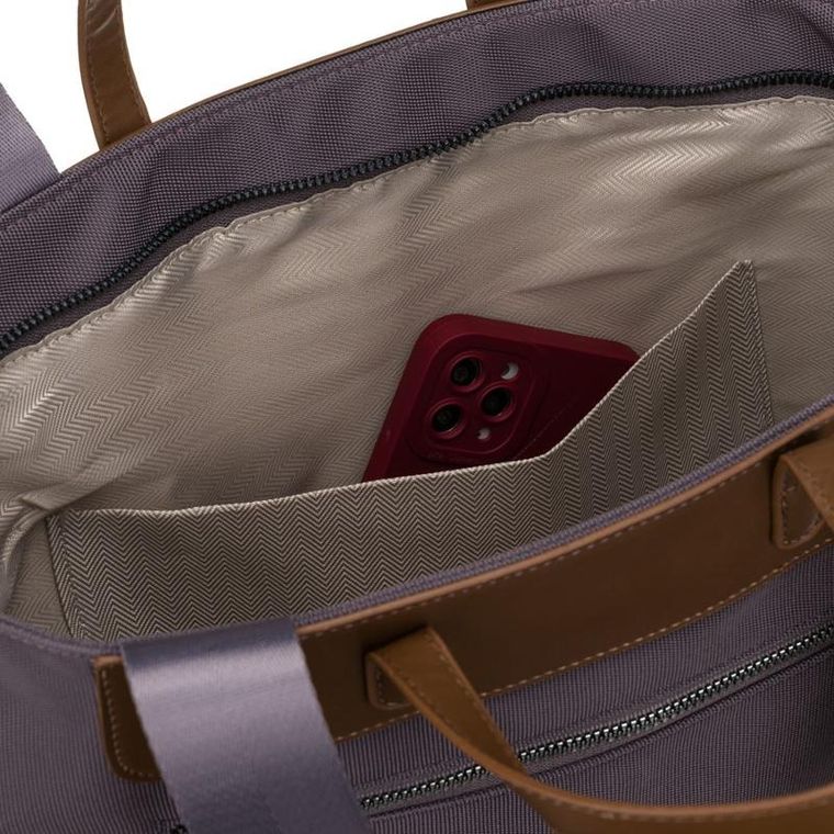 Torebka shopper, szara, Peterson