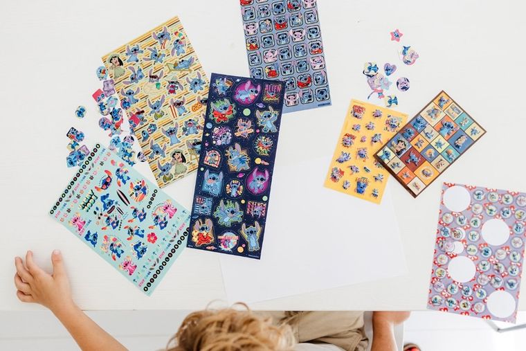 Totum, Lilo i Stitch, duży zestaw naklejek, 300 elementów