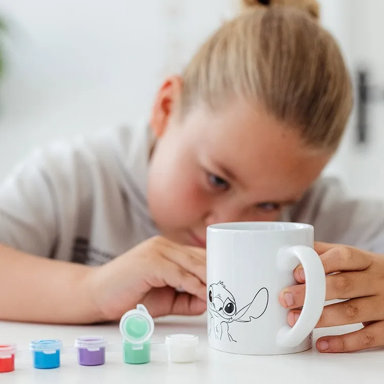 Totum, Lilo i Stitch, pomaluj swój kubek, zestaw kreatywny