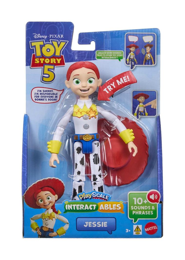 Toy Story 5, Jessie, interaktywna mówiąca figurka, skala 18 cm