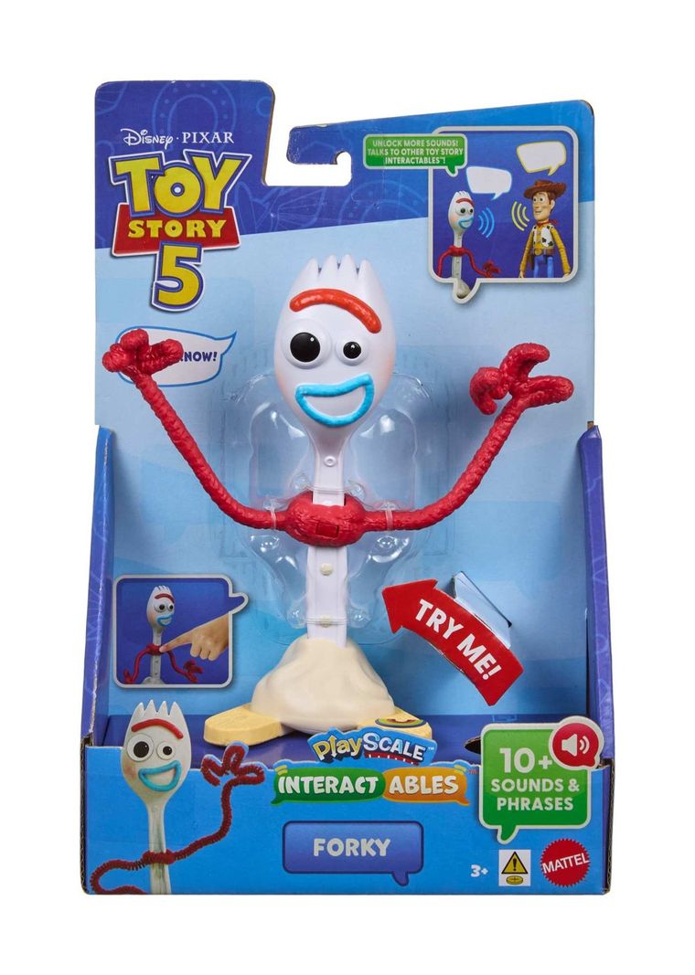 Toy Story 5, Sztuciek, interaktywna mówiąca figurka, skala 18 cm