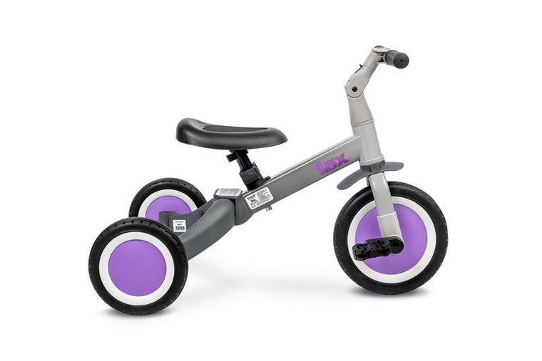 Toyz, Fox, rowerek trójkołowy, biegowy, grey