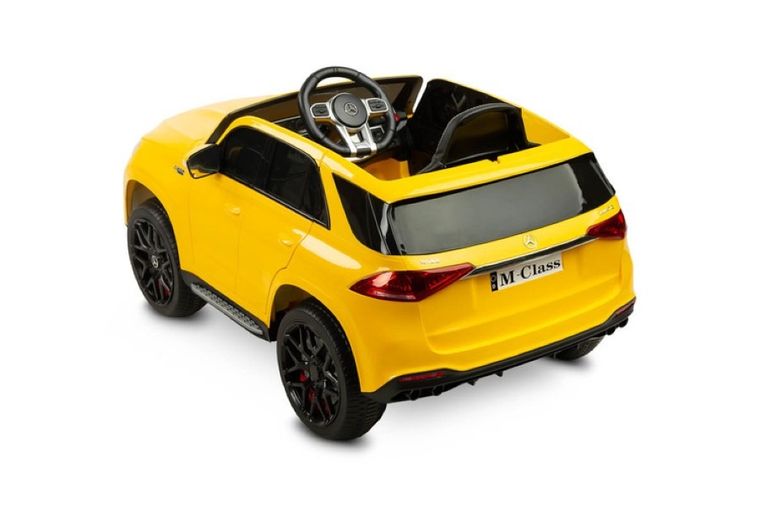 Toyz, Mercedes-Benz, W166, pojazd na akumulator, żółty