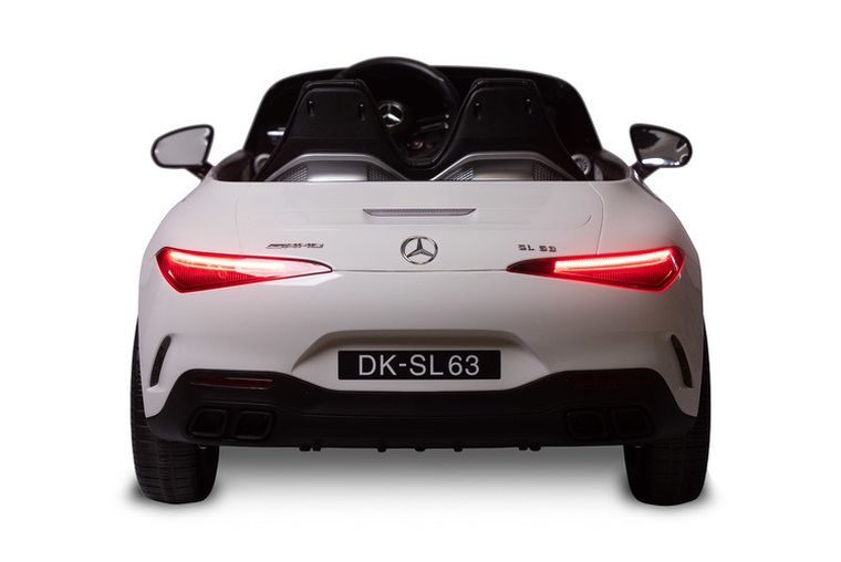 Toyz, Mercedes SL63, pojazd na akumulator, white