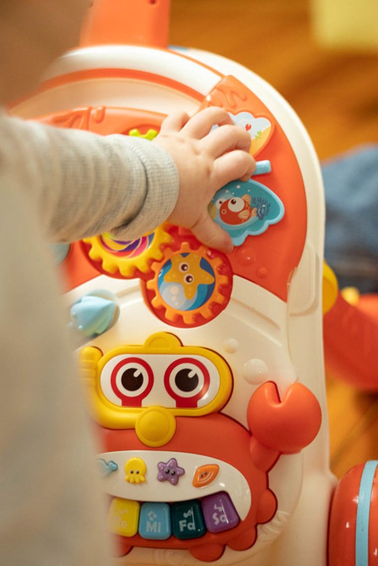 Toyz, Spark, chodzik, stolik edukacyjny, 2w1, pink