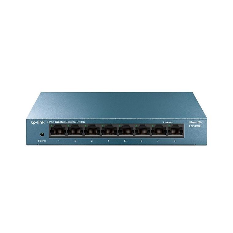 TP-Link, switch, TL-LS108G (8x 10/100/1000Mbps)