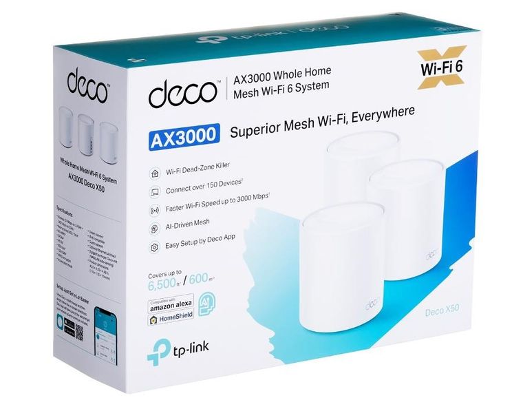 Tp-link, System Mesh Deco X50 3-pack