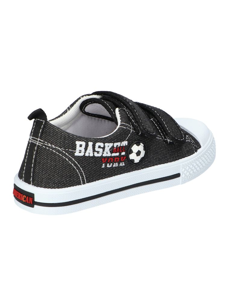 Trampki chłopięce, czarne, American Club