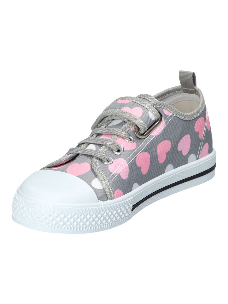 Trampki dziewczęce, szare, American Club