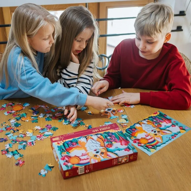 Trefl, 40-lecie, Paper Art, Piesek, puzzle, 160 elementów