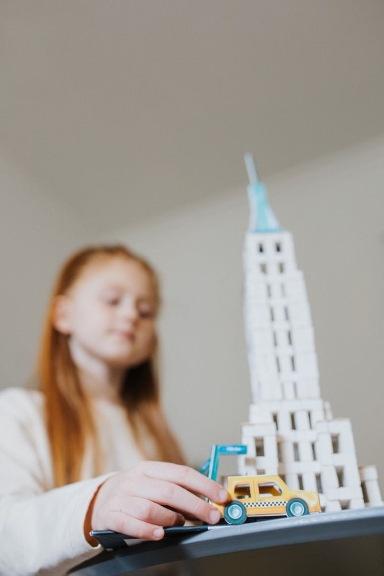 Trefl, Buduj z cegły, Empire State Building, zestaw kreatywny, 420 elementów