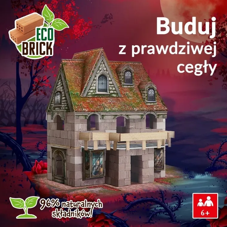 Trefl, Buduj z cegły, Halloween, Straszny Dwór, klocki konstrukcyjne, 220 elementów
