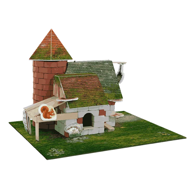 Trefl, Buduj z cegły, Leśny domek, zestaw kreatywny, 220 elementów