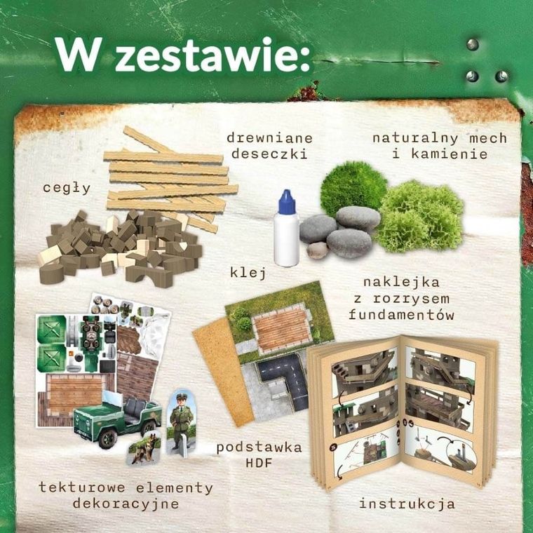 Trefl, Buduj z cegły, Moro, Baza wojskowa, zestaw kreatywny, 340 elementów