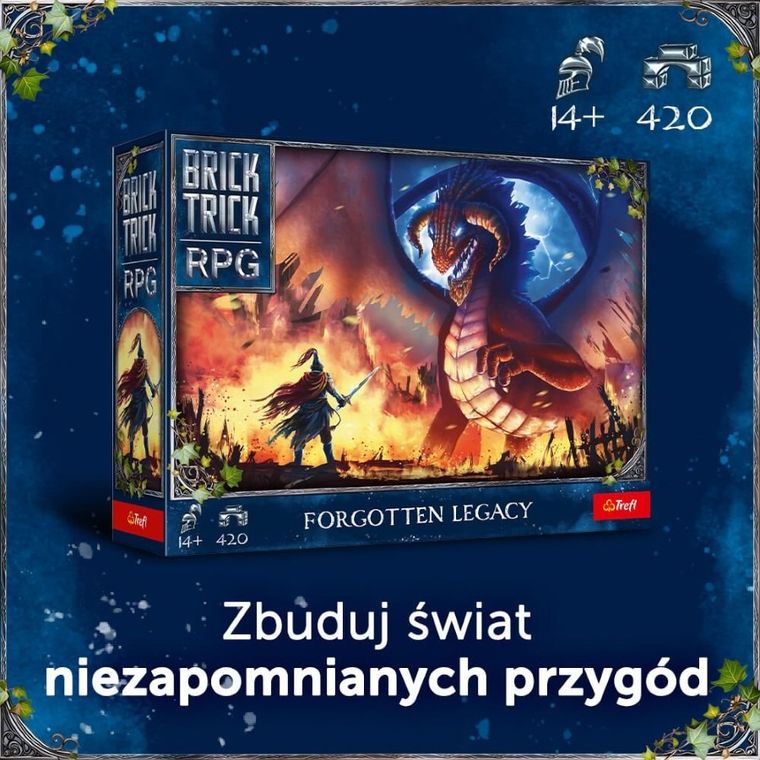 Trefl, Buduj z cegły, RPG, Forgotten Legacy, klocki konstrukcyjne, 420 elementów