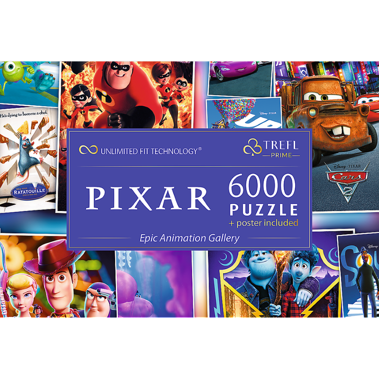 Trefl, Disney, Pixar, puzzle, 6000 elementów