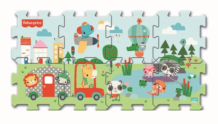 Trefl, Fisher-Price, puzzlopianka układanka