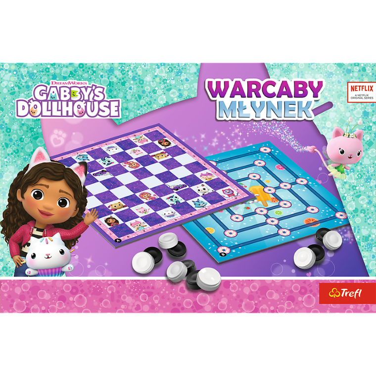 Trefl, Koci Domek Gabi, Warcaby i Młynek, gry familijne