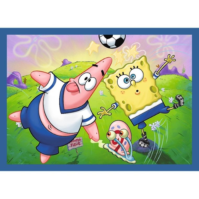 Trefl, Podwodne życie SpongeBoba, puzzle 4w1, 54+48+35+70 elementów