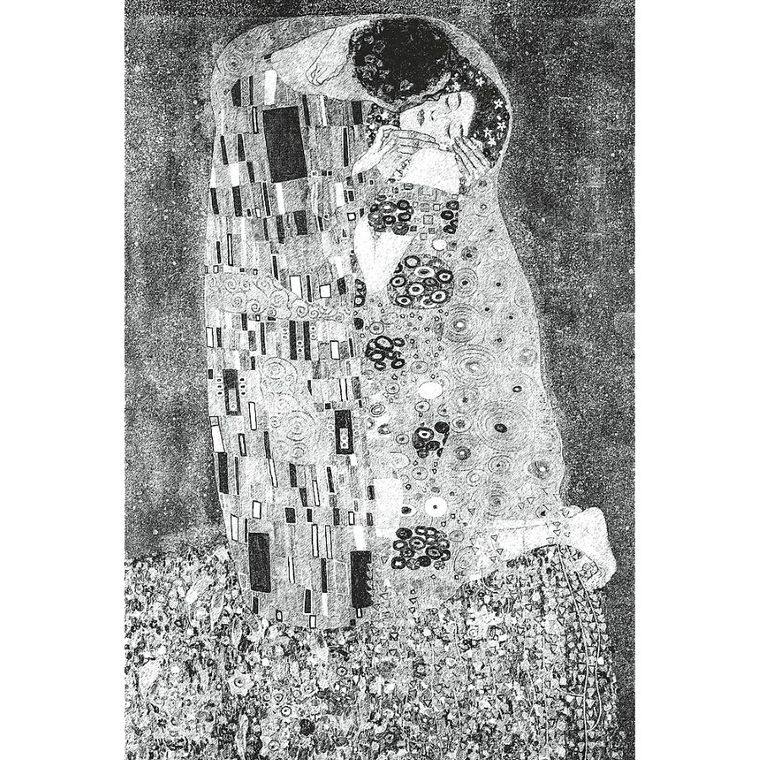 Trefl, PuzzloRama, Pocałunek, Gustav Klimt, puzzle, 500 elementów
