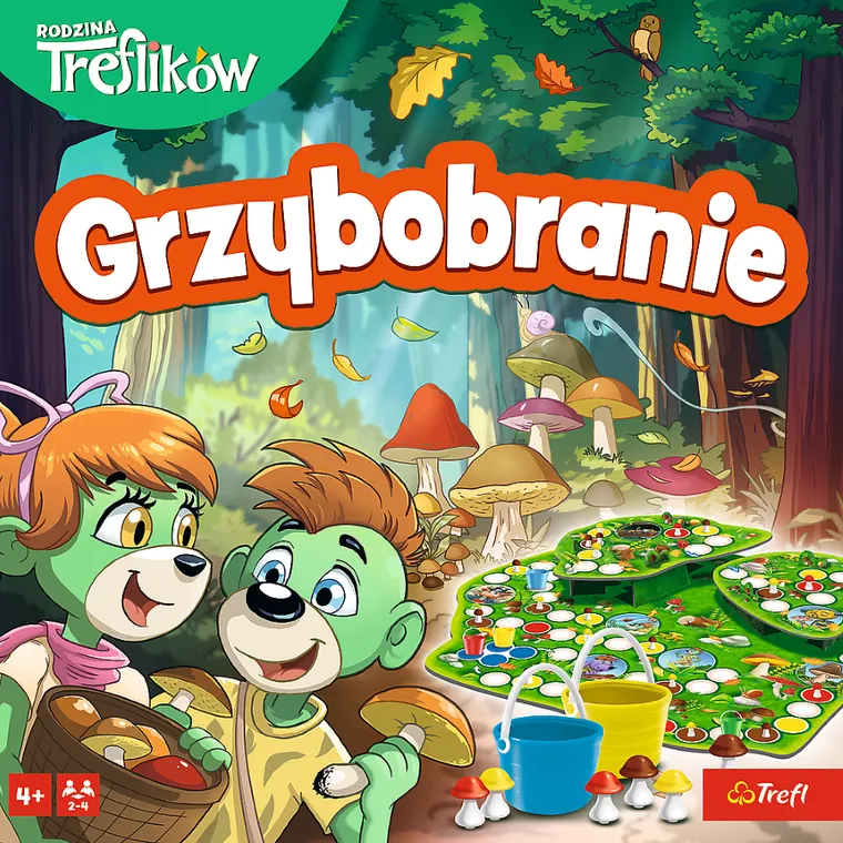 Trefl, Rodzina Treflików, Grzybobranie, gra familijna 3D