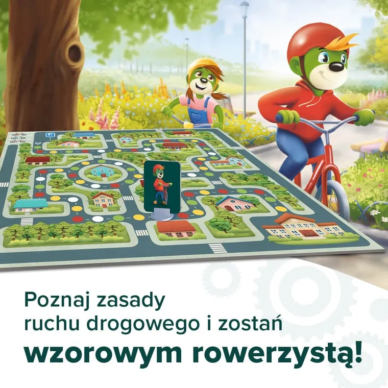 Trefl, Rodzina Treflików, Karta Rowerowa, gra edukacyjna