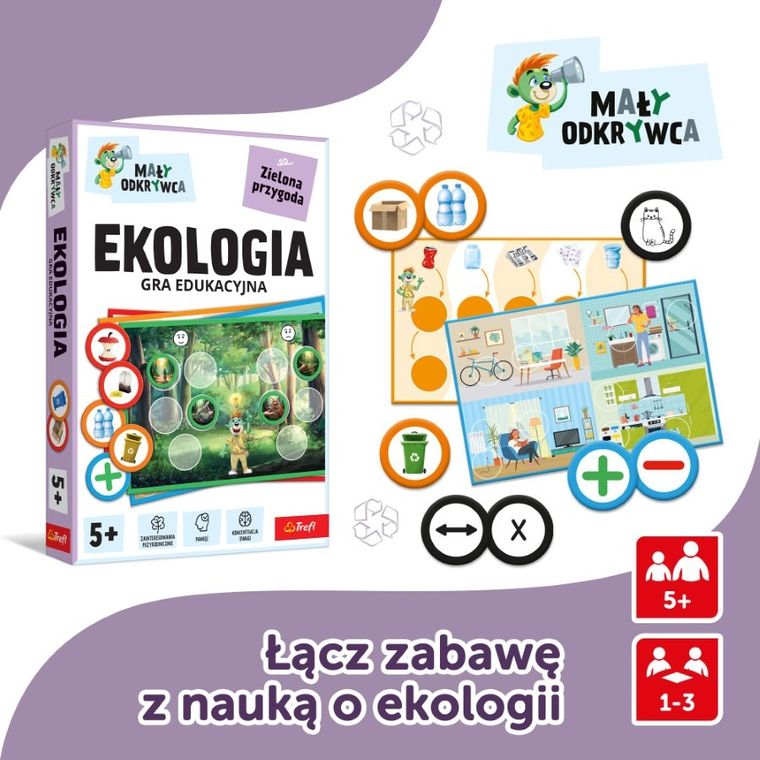 Trefl, Rodzina Treflików, Mały Odkrywca, Ekologia, gra edukacyjna