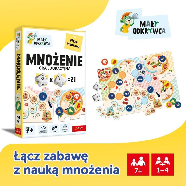 Trefl, Rodzina Treflików, Mały Odkrywca, Mnożenie, gra edukacyjna