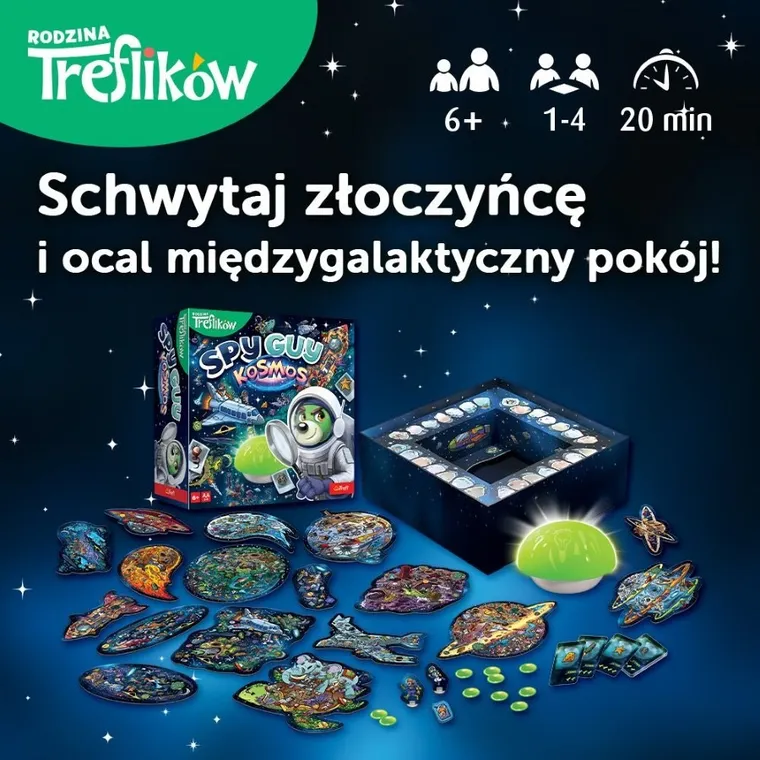 Trefl, Rodzina Treflików, Spy Guy, Kosmos, gra familijna