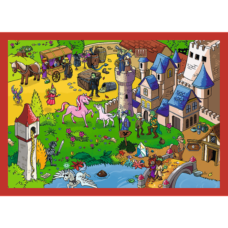 Trefl, Rodzina Treflików, Ulubione Trefliki, puzzle, 4w1 elementów