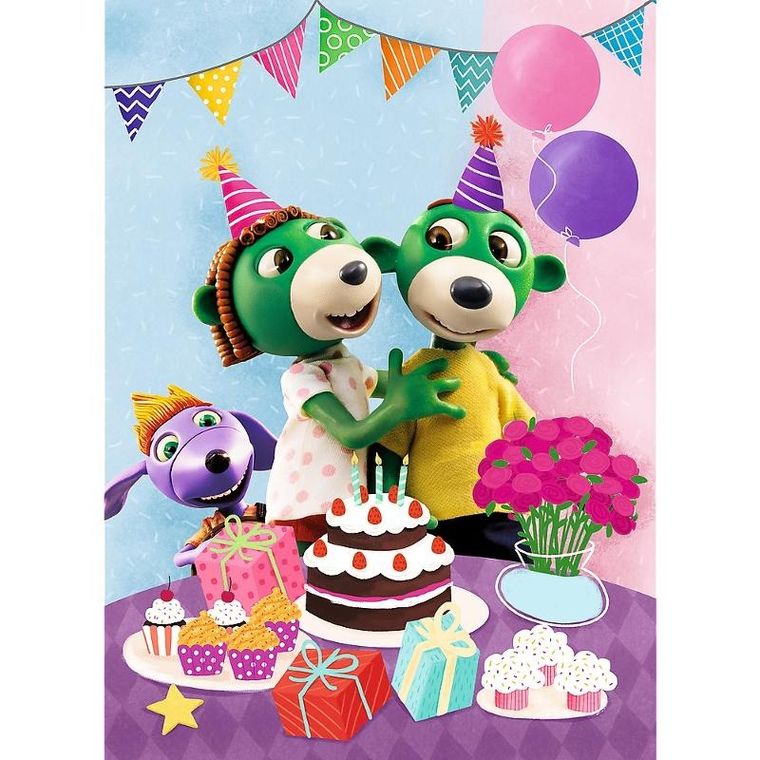 Trefl, Rodzina Treflików, Wakacyjny dzień Treflików, puzzle minimaxi, 20 elementów