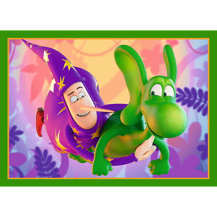 Trefl, Świat Smoka Diplodoka, puzzle, 4w1, 207 elementów