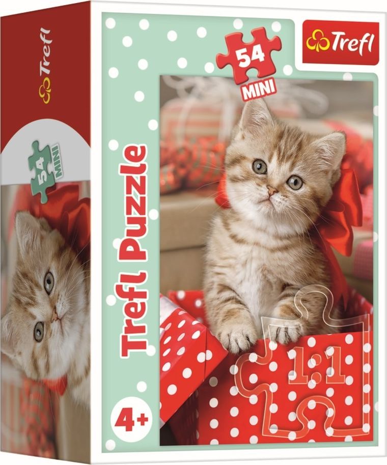 Trefl, Urocze zwierzątka, puzzle mini, 54 elementy, 1 szt.